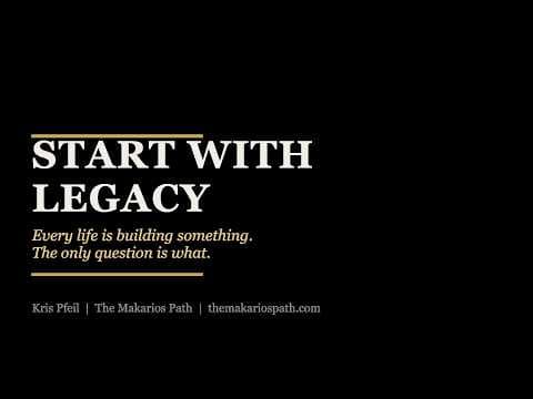 Start with Legacy Sermon
